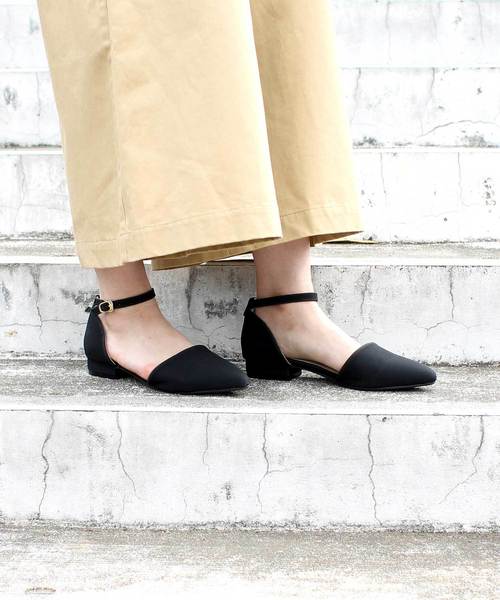 Denime（ドゥニーム）の「【WEB限定】セパレートパンプス（パンプス・レディース・ブラック/ライトベージュ・LARGE/MEDIUM）」の11枚目の写真