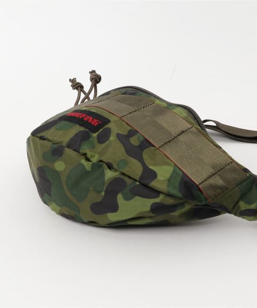 BRIEFING(ブリーフィング)の「MINI POD SL PACKABLE / ミニポッド SL パッカブル(ショルダーバッグ・メンズ・グリーン系カモフラージュ/ブラック/オレンジ/オリーブ・FREE)」の5枚目の写真