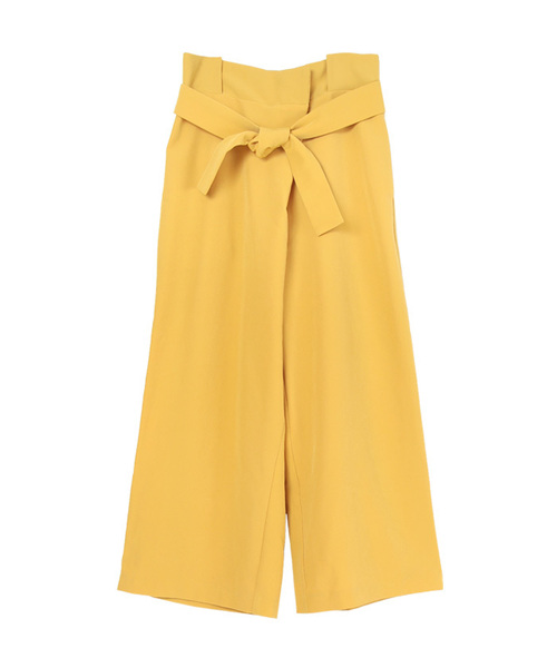 UR'S(ユアーズ)の「ベルト付ハイウエストパンツ(その他パンツ・レディース・ベージュ/ネイビー/マスタード・L/M/S)」の8枚目の写真