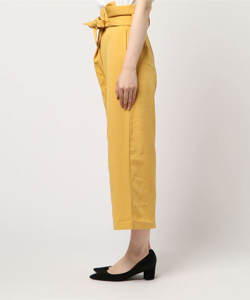 UR'S(ユアーズ)の「ベルト付ハイウエストパンツ(その他パンツ・レディース・ベージュ/ネイビー/マスタード・L/M/S)」の4枚目の写真