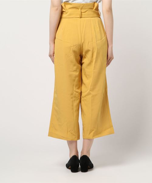 UR'S(ユアーズ)の「ベルト付ハイウエストパンツ(その他パンツ・レディース・ベージュ/ネイビー/マスタード・L/M/S)」の5枚目の写真