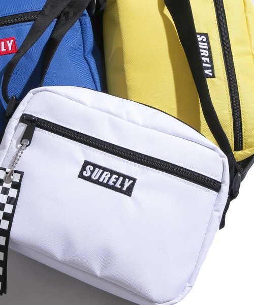 WEGO（ウィゴー）の「WEGO/メッシュポケットBOXロゴショルダーバッグ（ショルダーバッグ・レディース・ブラック/ブルー/イエロー/ホワイト・FREE）」の2枚目の写真