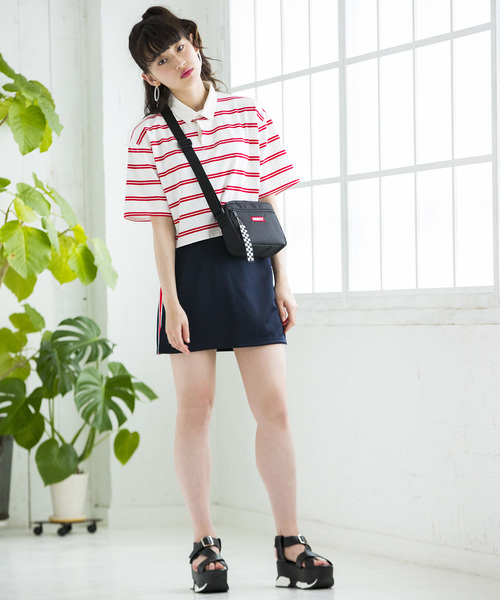 WEGO（ウィゴー）の「WEGO/メッシュポケットBOXロゴショルダーバッグ（ショルダーバッグ・レディース・ブラック/ブルー/イエロー/ホワイト・FREE）」の15枚目の写真