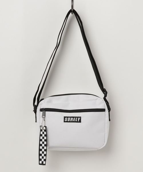 WEGO（ウィゴー）の「WEGO/メッシュポケットBOXロゴショルダーバッグ（ショルダーバッグ・レディース・ブラック/ブルー/イエロー/ホワイト・FREE）」の13枚目の写真