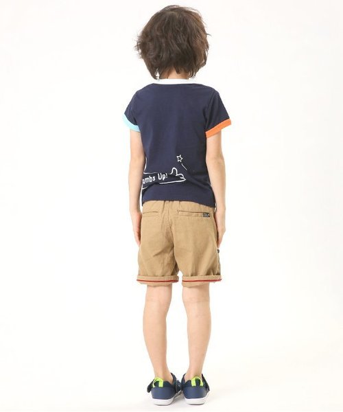 apres les cours(アプレレクール)の「ナンバリング半袖Tシャツ(Tシャツ/カットソー・キッズ・ネイビー/イエロー/オフホワイト・80/120/110/100/130/90)」の5枚目の写真