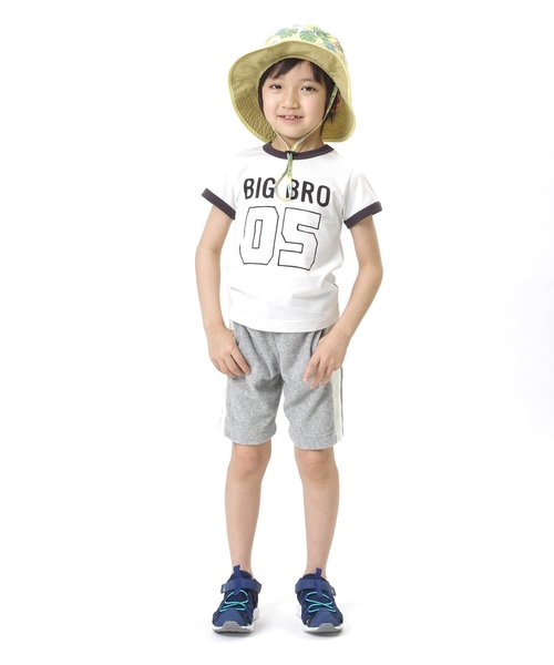 apres les cours(アプレレクール)の「ナンバリング半袖Tシャツ(Tシャツ/カットソー・キッズ・ネイビー/イエロー/オフホワイト・80/120/110/100/130/90)」の6枚目の写真
