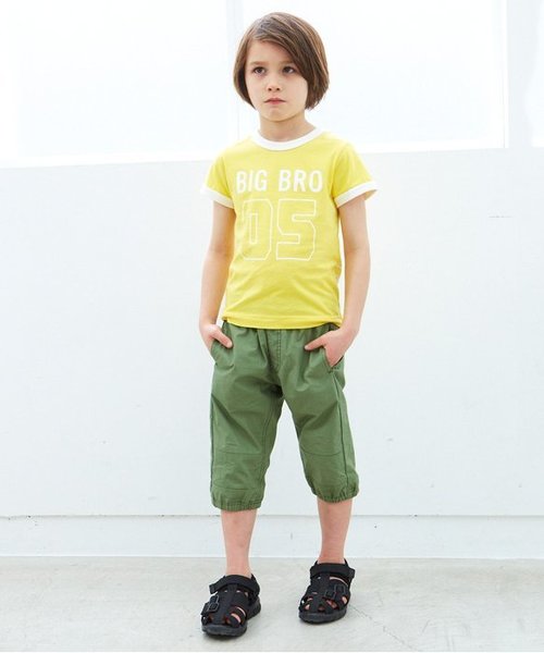 apres les cours(アプレレクール)の「ナンバリング半袖Tシャツ(Tシャツ/カットソー・キッズ・ネイビー/イエロー/オフホワイト・80/120/110/100/130/90)」の8枚目の写真