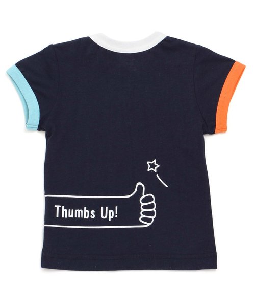 apres les cours(アプレレクール)の「ナンバリング半袖Tシャツ(Tシャツ/カットソー・キッズ・ネイビー/イエロー/オフホワイト・80/120/110/100/130/90)」の15枚目の写真