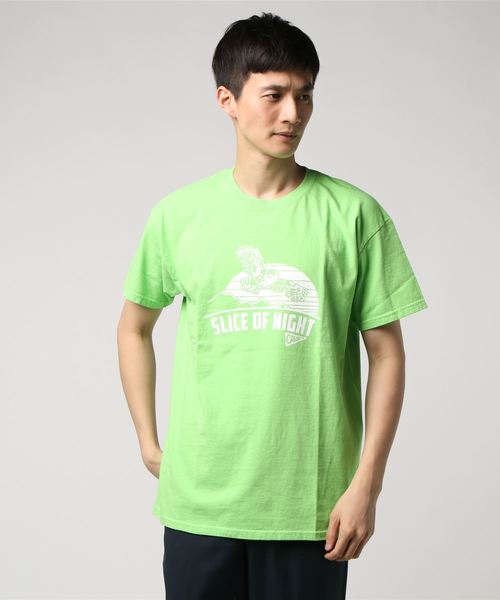 BENCH'S SELECT(ベンチセレクト)の「CAMP7 PRINT TEE(Tシャツ/カットソー・メンズ・ホワイト/ネイビー/ライム・MEDIUM/LARGE)」の7枚目の写真
