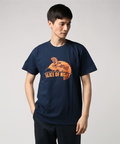 BENCH'S SELECT(ベンチセレクト)の「CAMP7 PRINT TEE(Tシャツ/カットソー・メンズ・ホワイト/ネイビー/ライム・MEDIUM/LARGE)」の8枚目の写真