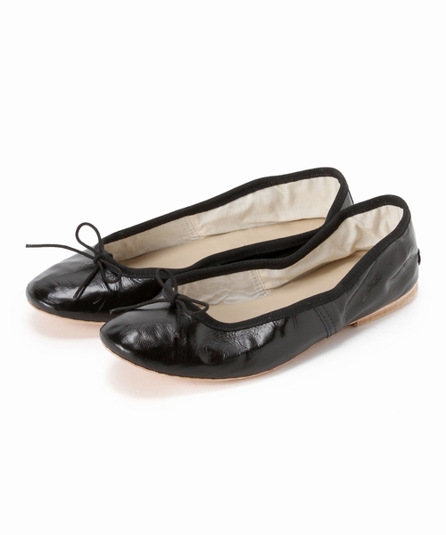 FRAMeWORK（フレームワーク）の「Porselli バレエシューズ スムース（パンプス・レディース・ブラック/アイボリー・36/37）」の2枚目の写真