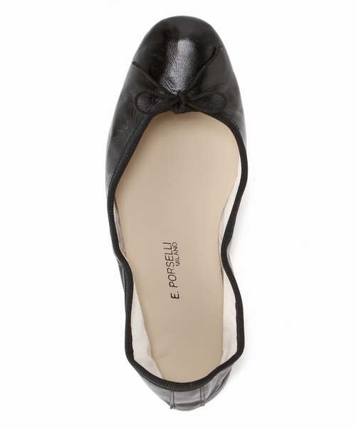 FRAMeWORK（フレームワーク）の「Porselli バレエシューズ スムース（パンプス・レディース・ブラック/アイボリー・36/37）」の9枚目の写真