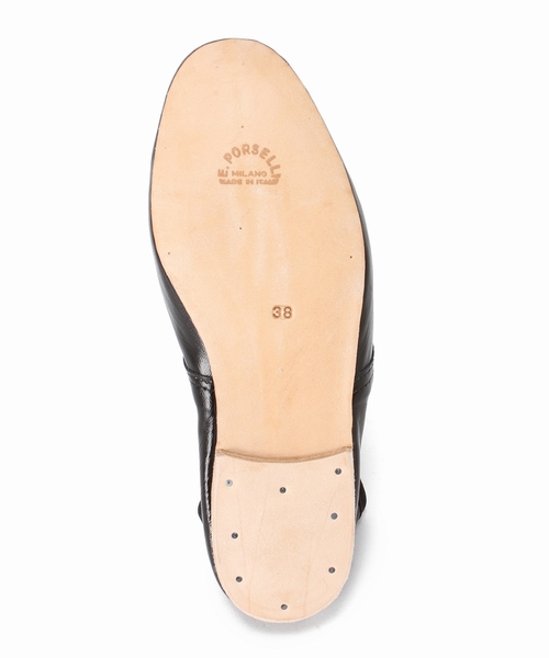 FRAMeWORK（フレームワーク）の「Porselli バレエシューズ スムース（パンプス・レディース・ブラック/アイボリー・36/37）」の10枚目の写真