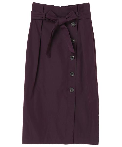 YECCA VECCA(イェッカヴェッカ)の「P.フロント釦×リボンスカート(スカート・レディース・ベージュ/パープル/ネイビー・FREE)」の11枚目の写真