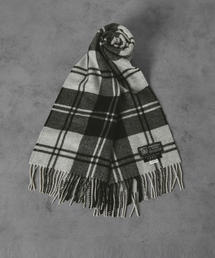 Johnstons of Elgin | 【別注】＜JOHNSTONS(ジョンストンズ)＞ CA チェックマフラー35×170 ◆(マフラー)