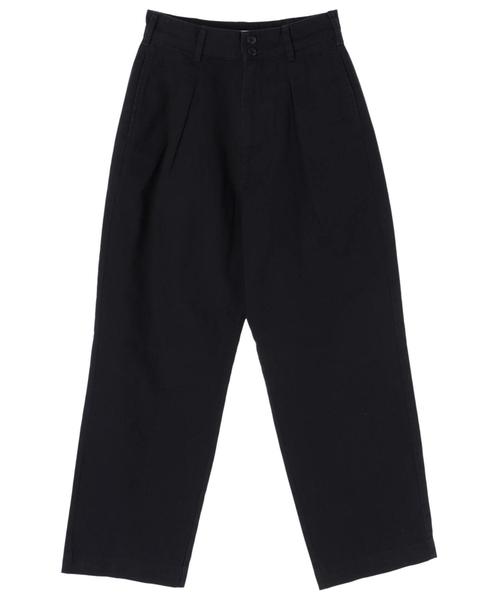 AMERICAN HOLIC(アメリカンホリック)の「綿ツイルワイドパンツ(チノパンツ・レディース・ベージュ/ネイビー/アイボリー・M/L)」の18枚目の写真