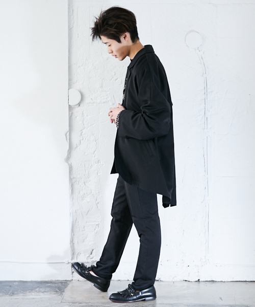 kutir（クティール）の「変形テーラードジャケット（テーラードジャケット・メンズ・ブラック/ライトグレー・MEDIUM/LARGE）」の6枚目の写真