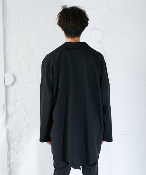 kutir（クティール）の「変形テーラードジャケット（テーラードジャケット・メンズ・ブラック/ライトグレー・MEDIUM/LARGE）」の9枚目の写真