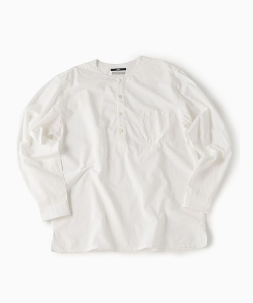 SHIPS（シップス）の「SC: ペルヴィアン ピマ コードレーン プルオーバー シャツ（シャツ/ブラウス・メンズ・ライトブルー/ホワイト/ベージュ・LARGE/MEDIUM/SMALL/X-LARGE）」の8枚目の写真