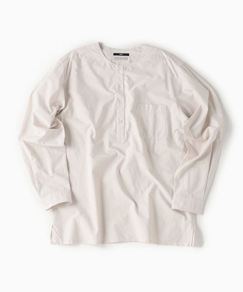 SHIPS（シップス）の「SC: ペルヴィアン ピマ コードレーン プルオーバー シャツ（シャツ/ブラウス・メンズ・ライトブルー/ホワイト/ベージュ・LARGE/MEDIUM/SMALL/X-LARGE）」の12枚目の写真