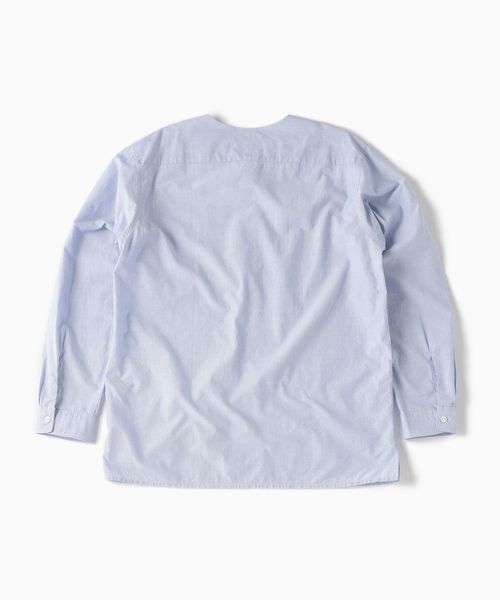 SHIPS（シップス）の「SC: ペルヴィアン ピマ コードレーン プルオーバー シャツ（シャツ/ブラウス・メンズ・ライトブルー/ホワイト/ベージュ・LARGE/MEDIUM/SMALL/X-LARGE）」の10枚目の写真