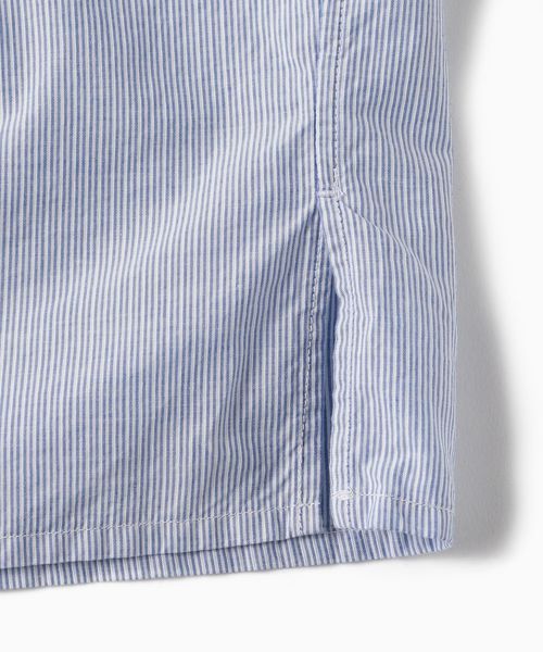 SHIPS（シップス）の「SC: ペルヴィアン ピマ コードレーン プルオーバー シャツ（シャツ/ブラウス・メンズ・ライトブルー/ホワイト/ベージュ・LARGE/MEDIUM/SMALL/X-LARGE）」の4枚目の写真