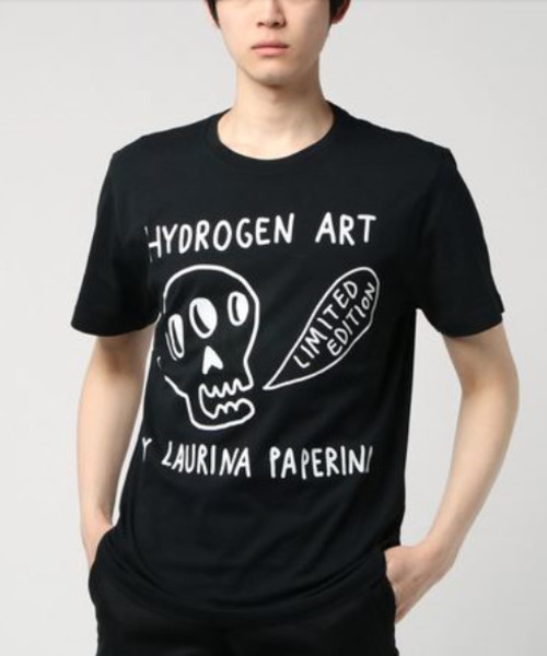 HYDROGEN(ハイドロゲン)の「? HYDROGEN/ハイドロゲン? ハイドロゲン アート Tシャツ/HYDROGEN ART TEE(Tシャツ/カットソー)」|ブラック系その他