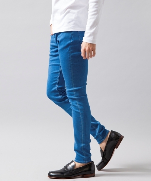 MONKEY TIME（モンキータイム）の「MT∴ ストレッチデニム ジェギンス◆（デニムパンツ・メンズ・ブラック/グレー/コバルトブルー・MEDIUM/SMALL/X-LARGE/LARGE）」の13枚目の写真