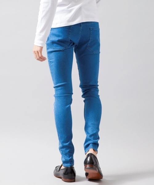 MONKEY TIME（モンキータイム）の「MT∴ ストレッチデニム ジェギンス◆（デニムパンツ・メンズ・ブラック/グレー/コバルトブルー・MEDIUM/SMALL/X-LARGE/LARGE）」の5枚目の写真