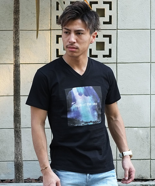 d.i.aグラフィックプリント 半袖Tシャツ ホワイト/ブラック グラフィックTシャツ ホワイト | prechan store