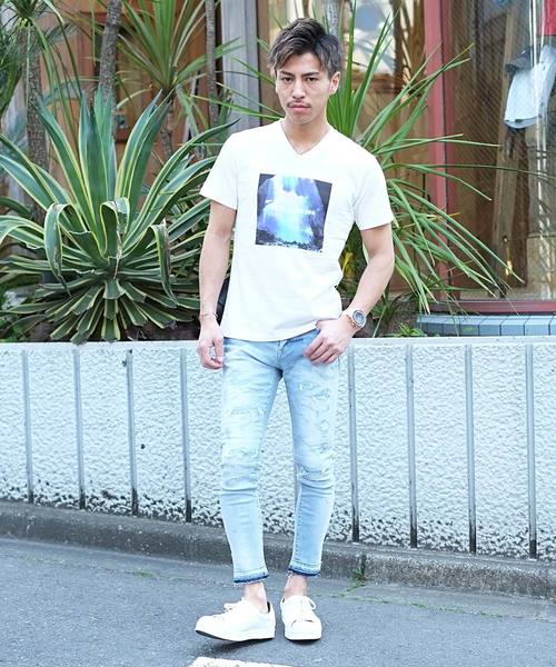 GOSTAR DE FUGA(ゴスタール ジフーガ)の「グラフィックプリント半袖Tシャツ/カットソー(Tシャツ/カットソー・メンズ・ホワイト/ブラック・M/L)」の11枚目の写真