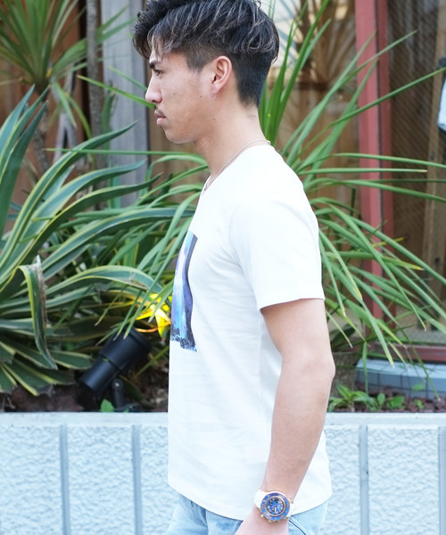 GOSTAR DE FUGA(ゴスタール ジフーガ)の「グラフィックプリント半袖Tシャツ/カットソー(Tシャツ/カットソー・メンズ・ホワイト/ブラック・M/L)」の9枚目の写真