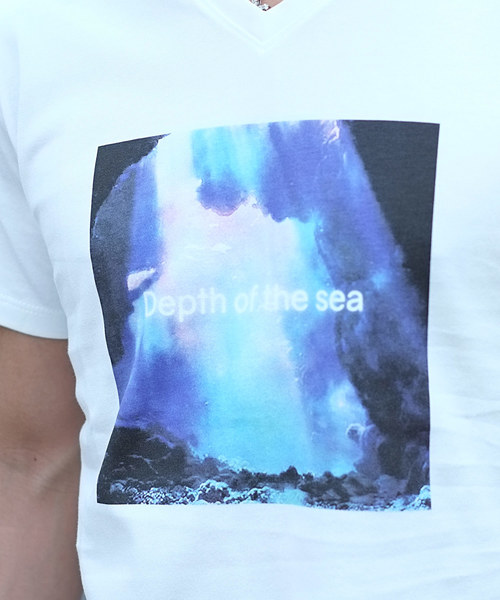 GOSTAR DE FUGA(ゴスタール ジフーガ)の「グラフィックプリント半袖Tシャツ/カットソー(Tシャツ/カットソー・メンズ・ホワイト/ブラック・M/L)」の6枚目の写真