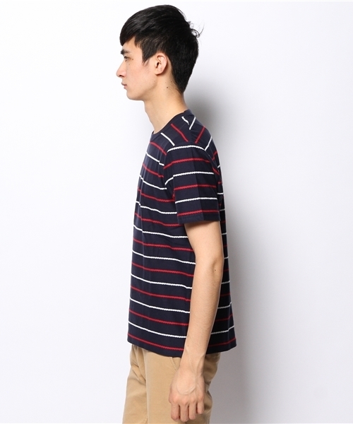 WEGO(ウィゴー)の「WEGO/ロープボーダーTシャツ(Tシャツ/カットソー・メンズ・ネイビー/ホワイト/グリーン/ブルー・LARGE/MEDIUM)」の6枚目の写真
