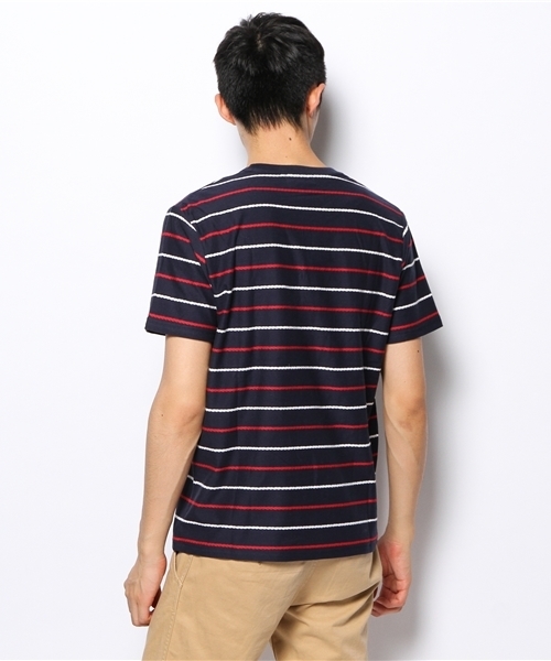 WEGO(ウィゴー)の「WEGO/ロープボーダーTシャツ(Tシャツ/カットソー・メンズ・ネイビー/ホワイト/グリーン/ブルー・LARGE/MEDIUM)」の7枚目の写真