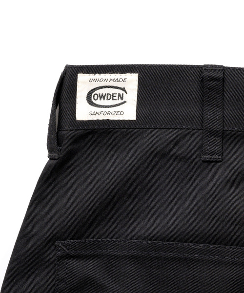 COWDEN(カウデン)の「COWDEN × GORDON MILLER / ペインターパンツ(カーゴパンツ・メンズ・ブラック/オリーブドラブ・L/M/S)」の17枚目の写真