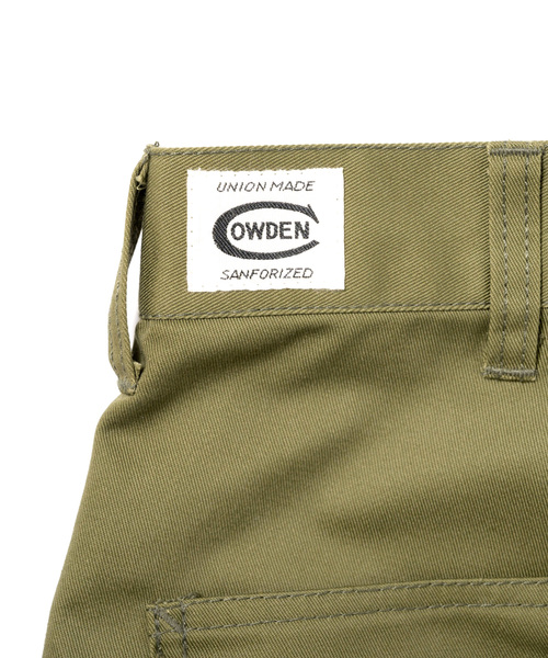 COWDEN(カウデン)の「COWDEN × GORDON MILLER / ペインターパンツ(カーゴパンツ・メンズ・ブラック/オリーブドラブ・L/M/S)」の18枚目の写真