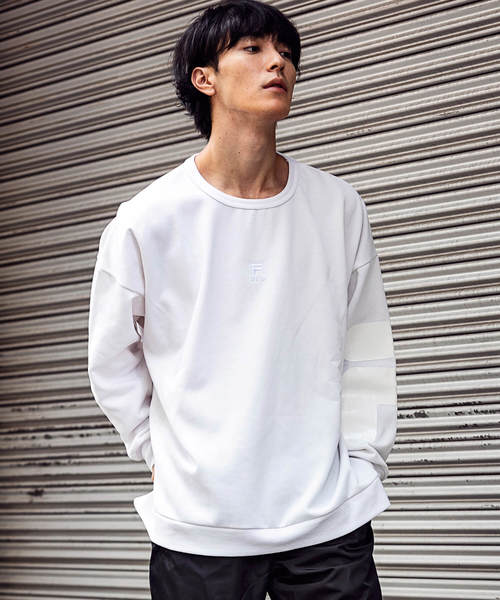 FILA HERITAGE(フィラヘリテージ)の「FILA(フィラ)クルーネックTシャツ(スウェット・メンズ・ブラック/オレンジ/ホワイト・L/S/M)」の8枚目の写真