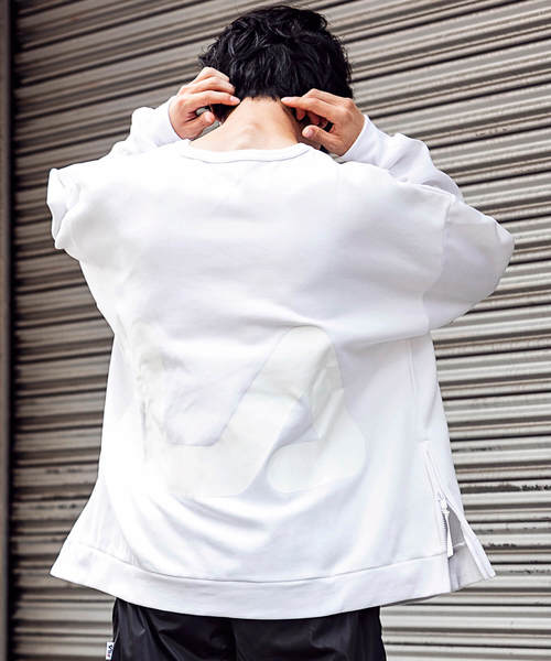 FILA HERITAGE(フィラヘリテージ)の「FILA(フィラ)クルーネックTシャツ(スウェット・メンズ・ブラック/オレンジ/ホワイト・L/S/M)」の10枚目の写真