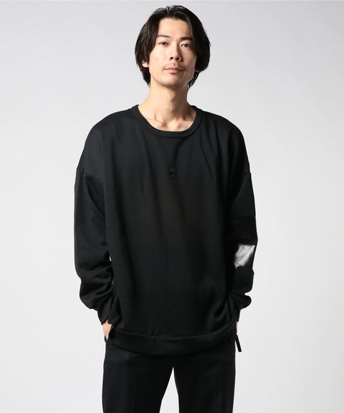 FILA HERITAGE(フィラヘリテージ)の「FILA(フィラ)クルーネックTシャツ(スウェット・メンズ・ブラック/オレンジ/ホワイト・L/S/M)」の15枚目の写真