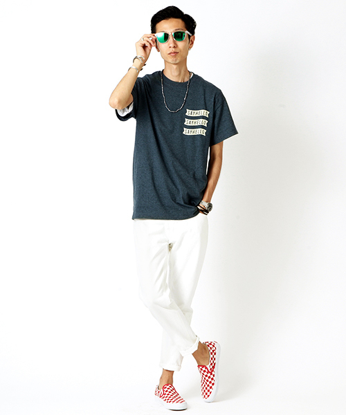 BEAMS T(ビームスティー)の「SAYHELLO / TREATMENT SP(Tシャツ/カットソー・メンズ・ホワイト/チャコールグレー・MEDIUM/SMALL/X-LARGE/LARGE)」の13枚目の写真