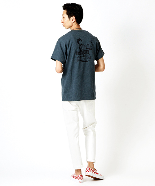 BEAMS T(ビームスティー)の「SAYHELLO / TREATMENT SP(Tシャツ/カットソー・メンズ・ホワイト/チャコールグレー・MEDIUM/SMALL/X-LARGE/LARGE)」の14枚目の写真