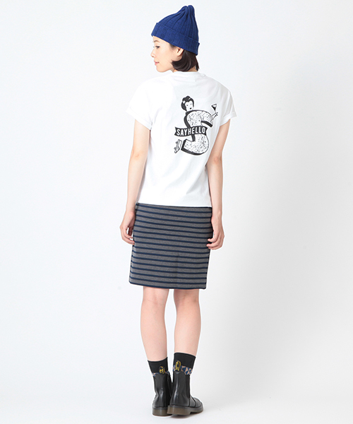 BEAMS T(ビームスティー)の「SAYHELLO / TREATMENT SP(Tシャツ/カットソー・メンズ・ホワイト/チャコールグレー・MEDIUM/SMALL/X-LARGE/LARGE)」の16枚目の写真