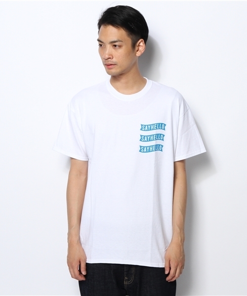 BEAMS T(ビームスティー)の「SAYHELLO / TREATMENT SP(Tシャツ/カットソー・メンズ・ホワイト/チャコールグレー・MEDIUM/SMALL/X-LARGE/LARGE)」の8枚目の写真
