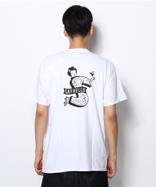 BEAMS T(ビームスティー)の「SAYHELLO / TREATMENT SP(Tシャツ/カットソー・メンズ・ホワイト/チャコールグレー・MEDIUM/SMALL/X-LARGE/LARGE)」の6枚目の写真