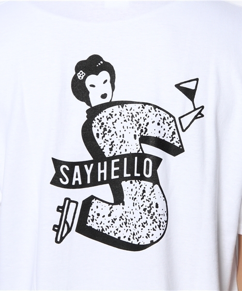 BEAMS T(ビームスティー)の「SAYHELLO / TREATMENT SP(Tシャツ/カットソー・メンズ・ホワイト/チャコールグレー・MEDIUM/SMALL/X-LARGE/LARGE)」の10枚目の写真