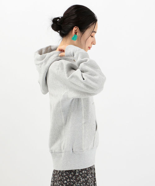 Champion（チャンピオン）の「Champion:ロゴパーカー（パーカー・レディース・ライトグレー/グリーン/ワイン・ONE SIZE）」の7枚目の写真