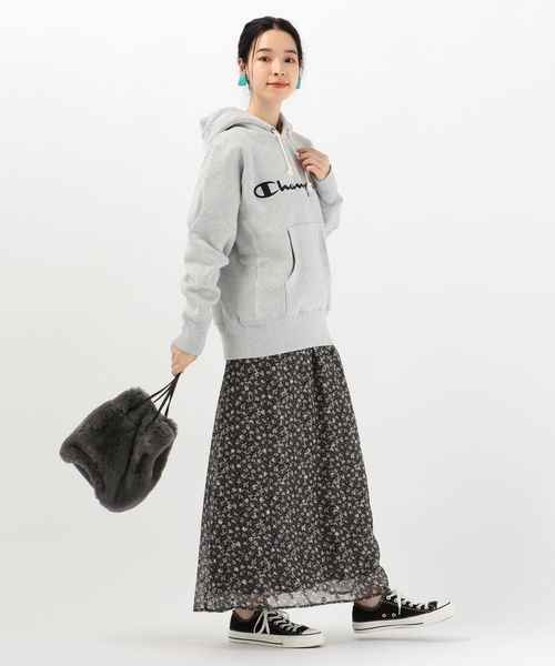 Champion（チャンピオン）の「Champion:ロゴパーカー（パーカー・レディース・ライトグレー/グリーン/ワイン・ONE SIZE）」の10枚目の写真