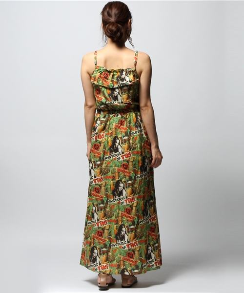 HYSTERIC GLAMOUR（ヒステリックグラマー）の「TIKI総柄 マキシOP（ワンピース・レディース・その他2・FREE）」の4枚目の写真