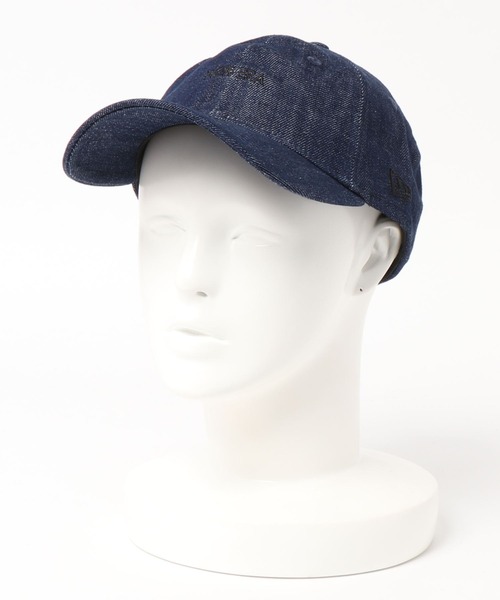 NEW ERA（ニューエラ）の「【NEW ERA】9THIRTY クロスストラップ NEW ERA ミニロゴ [BSC]（キャップ・メンズ・インディゴブルー/カモフラージュ/ホワイト×ブラック/ライトブルー/ブラック×ホワイト/ベージュ/ネイビー/ブラック×ゴールド/グリーン/ベージュ系その他・FREE）」の9枚目の写真